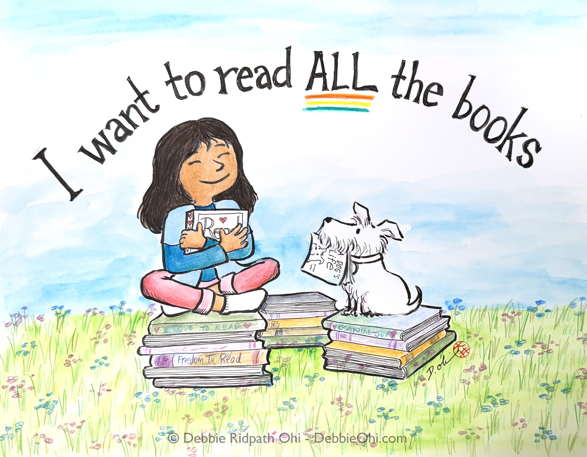 Debbie Ridpath Ohi - I Want To Read *ALL* The Books