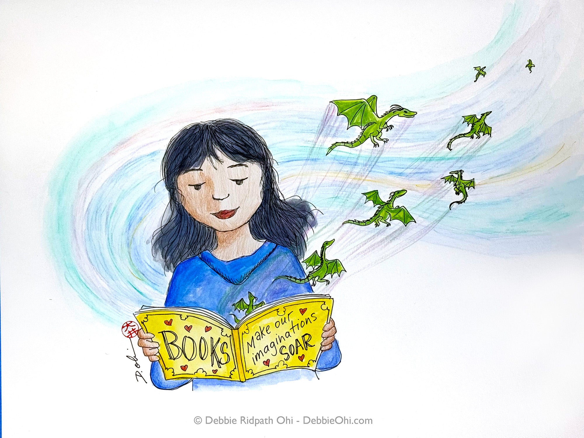 Debbie Ridpath Ohi - Books Make Our Imagination Soar